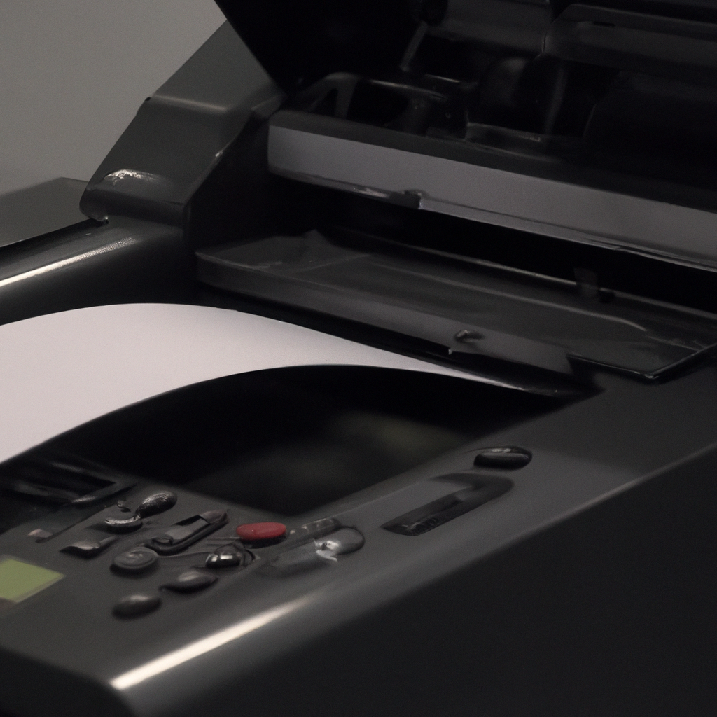 How does a fax machine transmit documents?