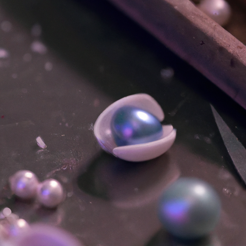 What is the process involved in creating freshwater pearl jewelry?