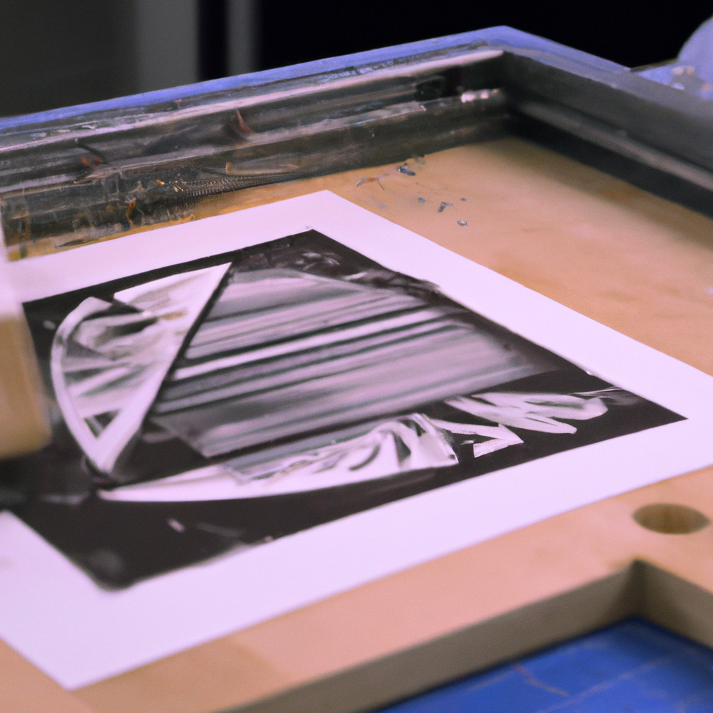 What is the process involved in creating linocut art?