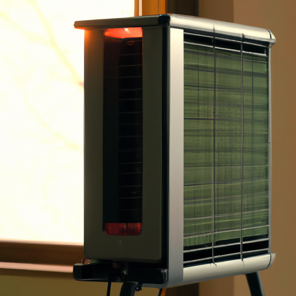 How does a gas heater heat a room?