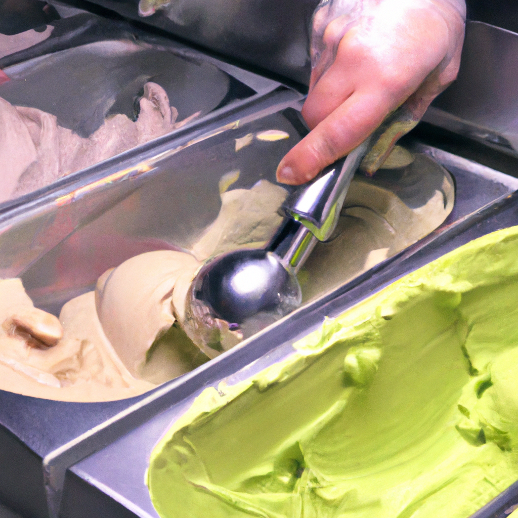 What is the process of making traditional Italian gelato?