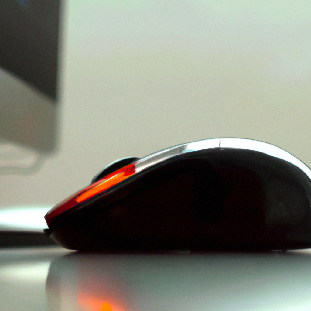 How does a computer mouse communicate with a computer?