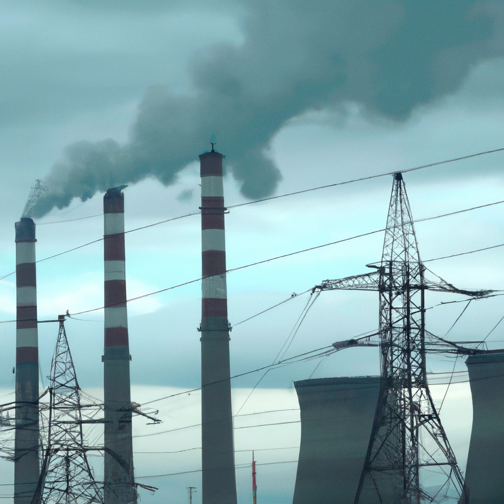 How does a power plant generate electricity?