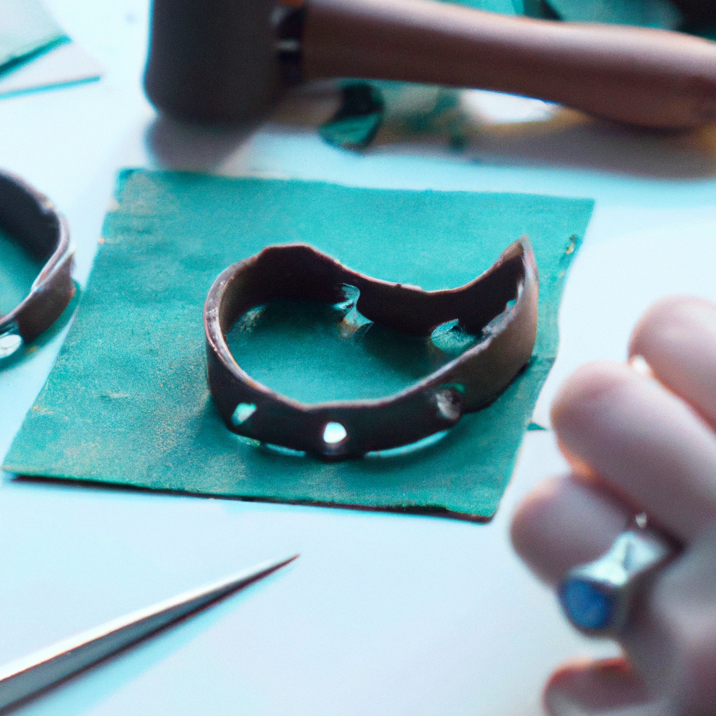 What are the techniques involved in creating leather jewelry?