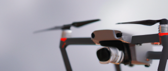 How does a drone camera work?