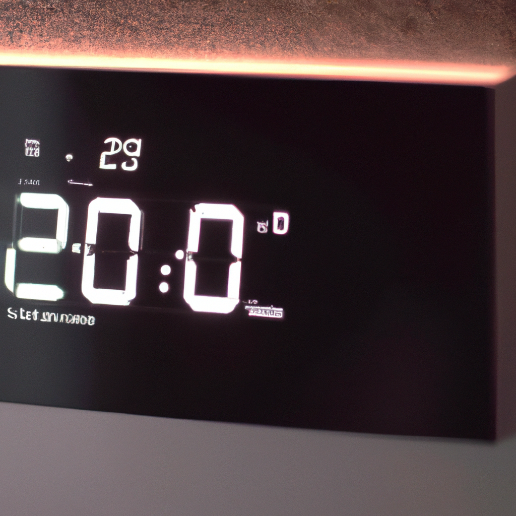 How does a digital thermostat maintain the temperature?