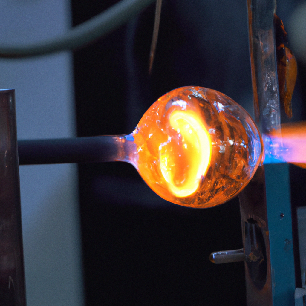 What is the process of glassblowing?