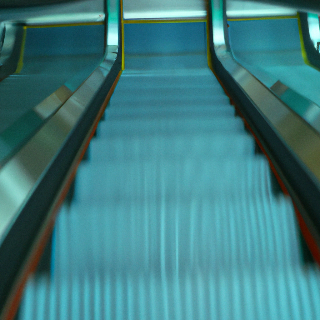 How does an escalator move?