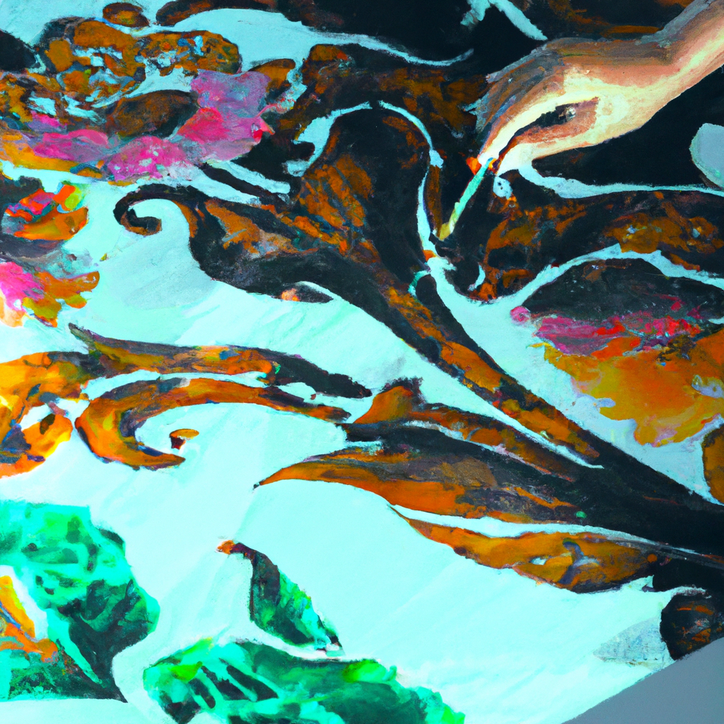 What is the process involved in creating batik art?