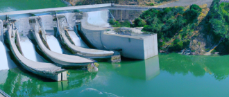 How does a dam generate electricity?