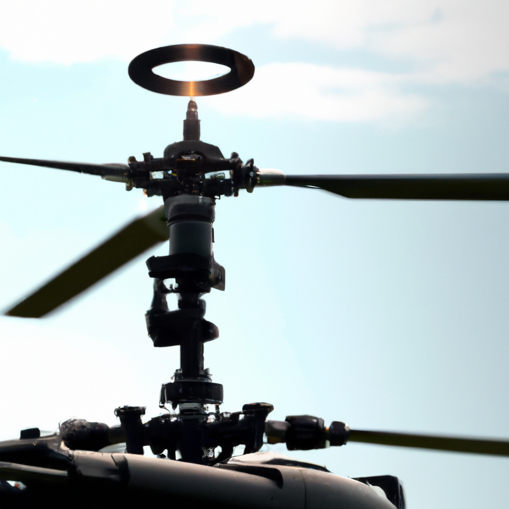 How does a helicopter rotor system work?