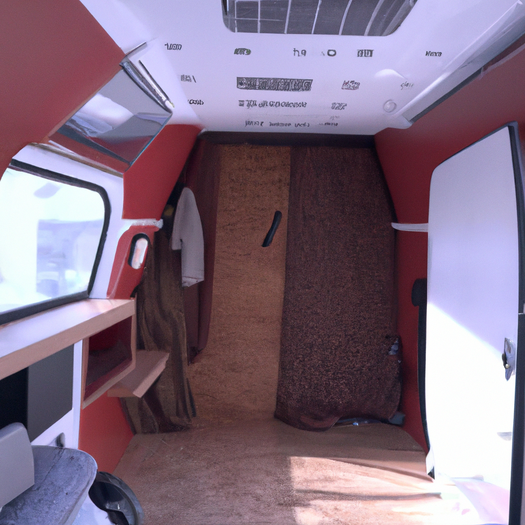 What is the process of converting a van into a livable space?