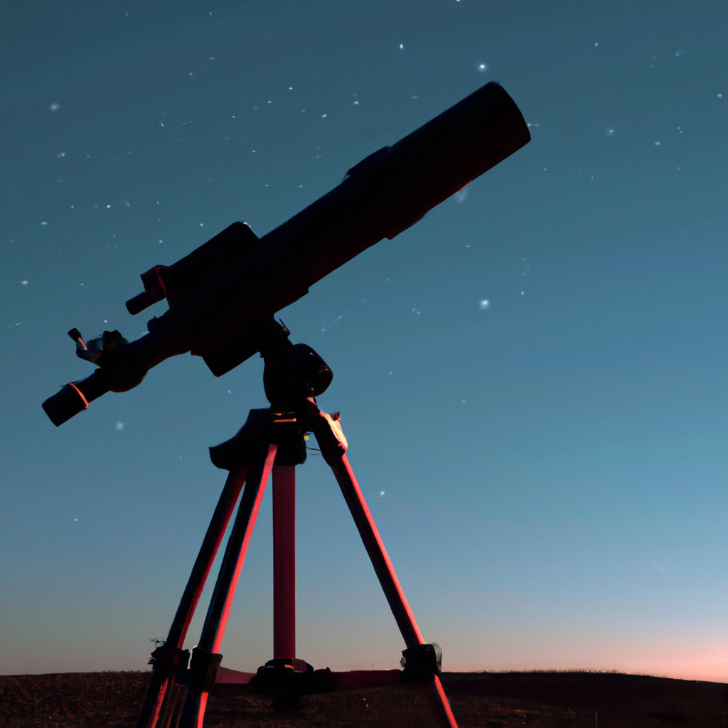 How does a telescope magnify distant objects?
