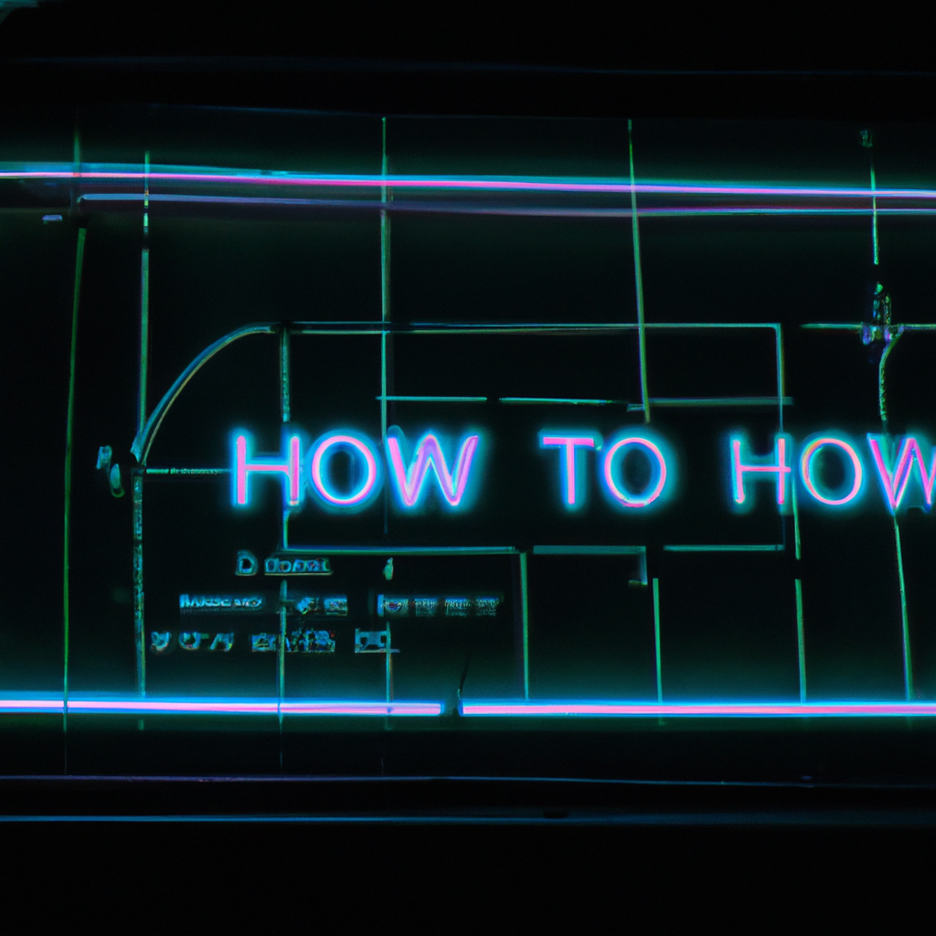 How does a neon sign work?