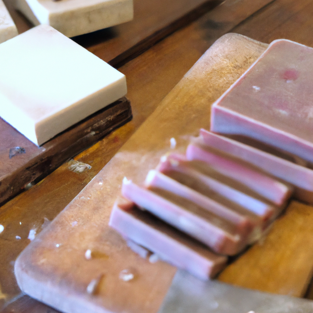 What is the process of making soap at home?