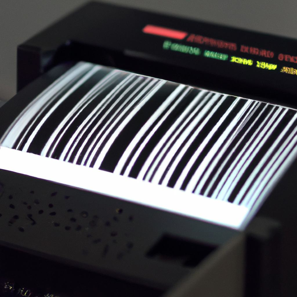 How does a barcode printer work?
