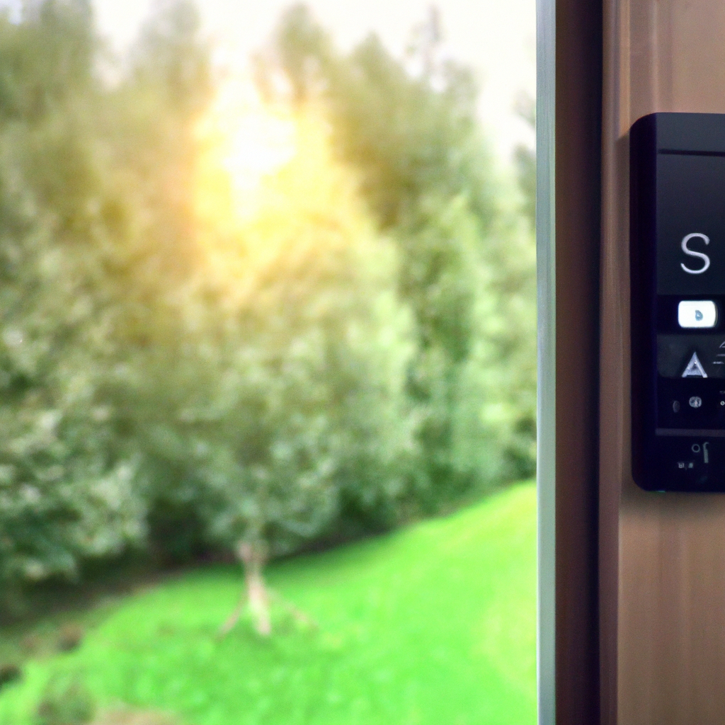 How does a smart home security system work?