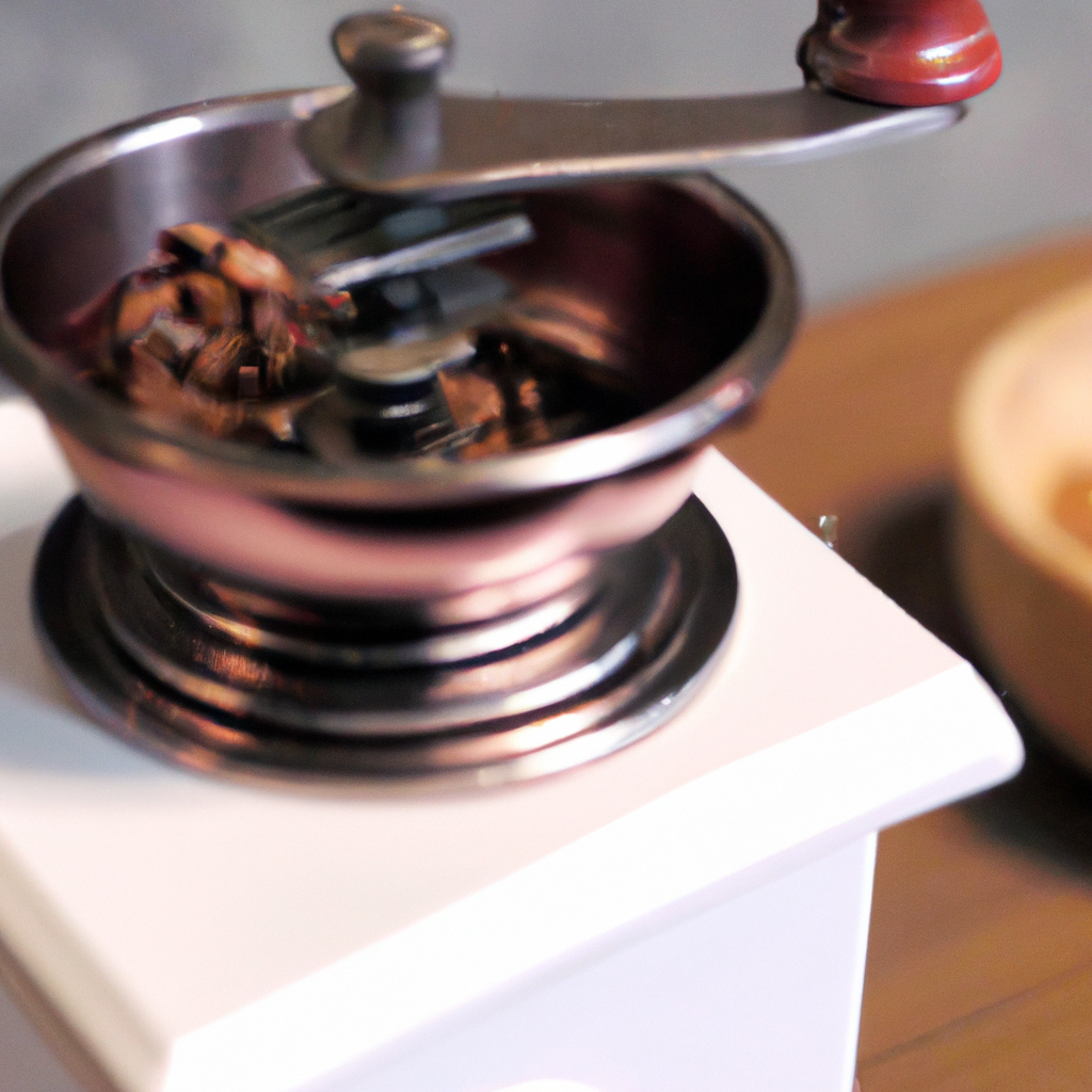 How does a coffee grinder work?