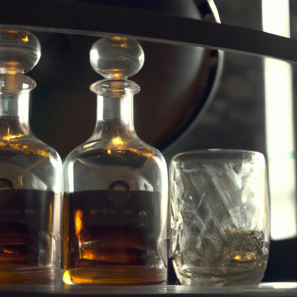 How is whiskey distilled and aged?