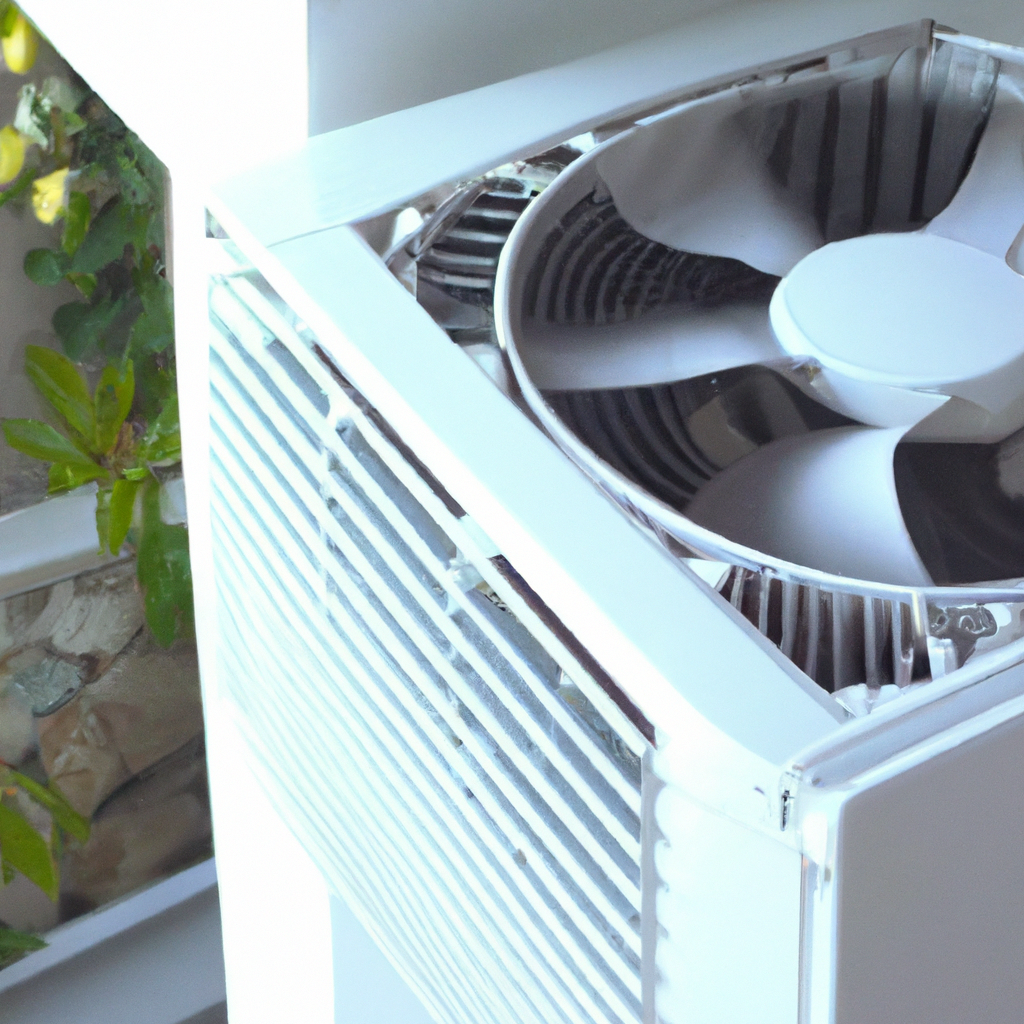 How does a central air conditioner cool a house?