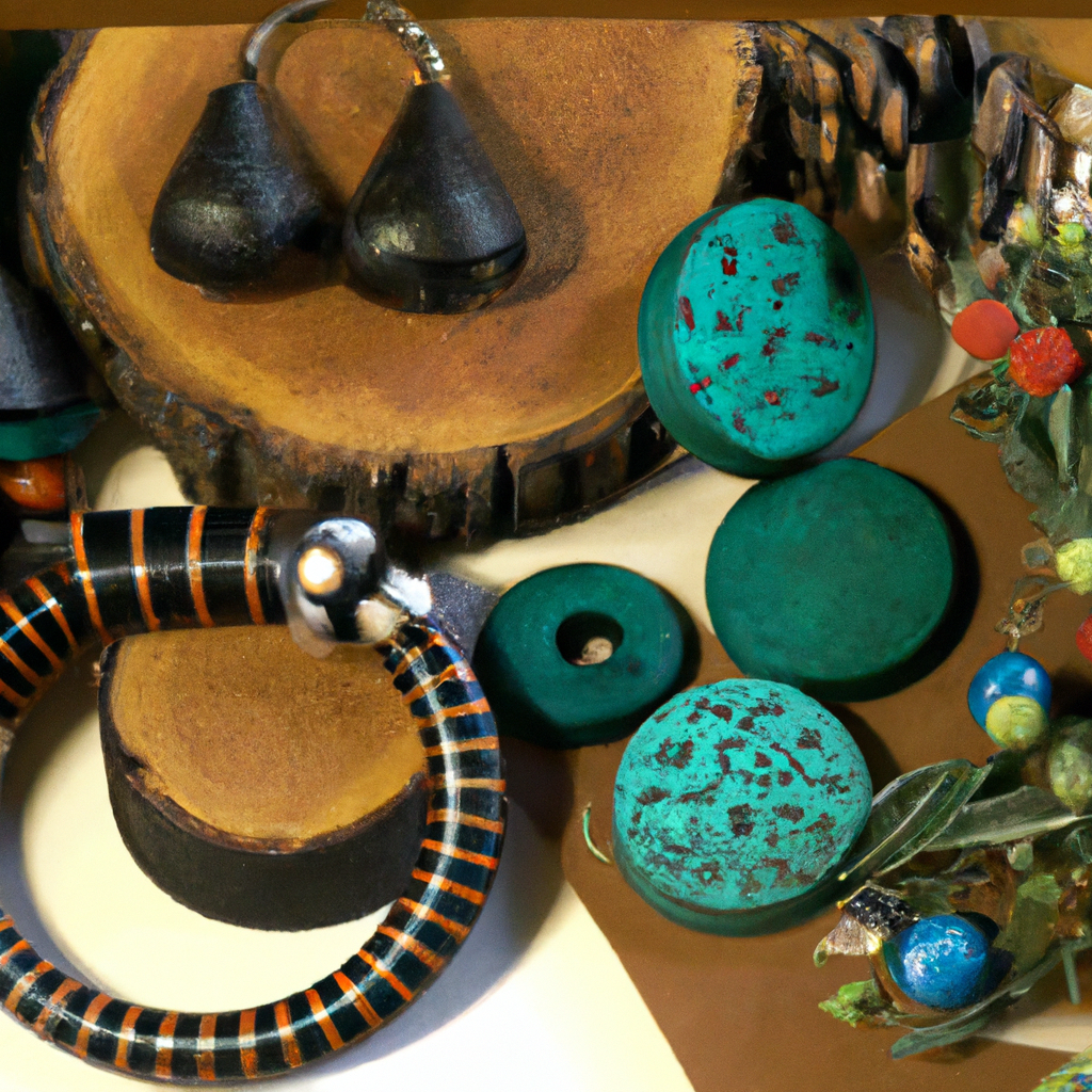 What are the techniques involved in creating painted wood jewelry?