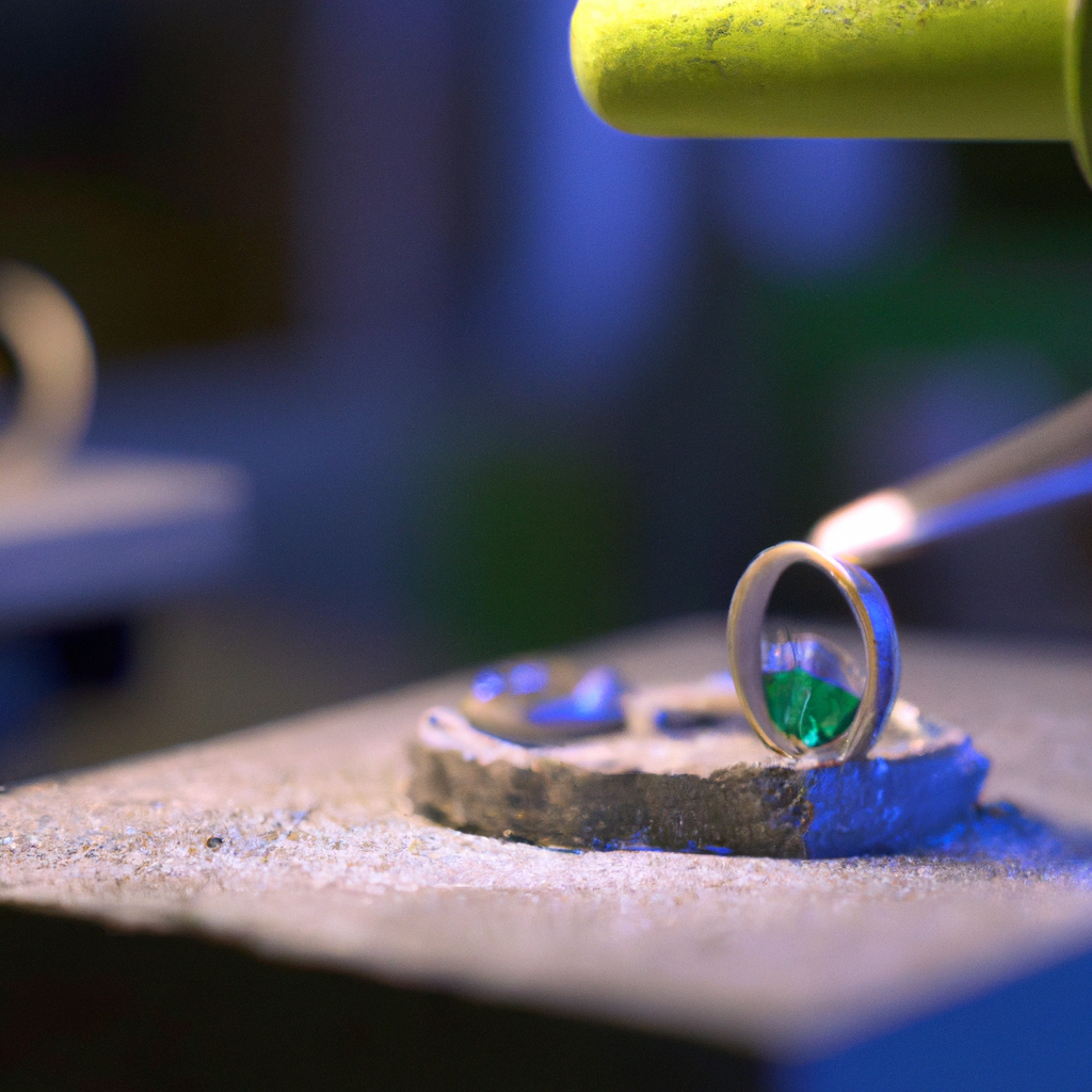 What is the process involved in creating riveting jewelry?