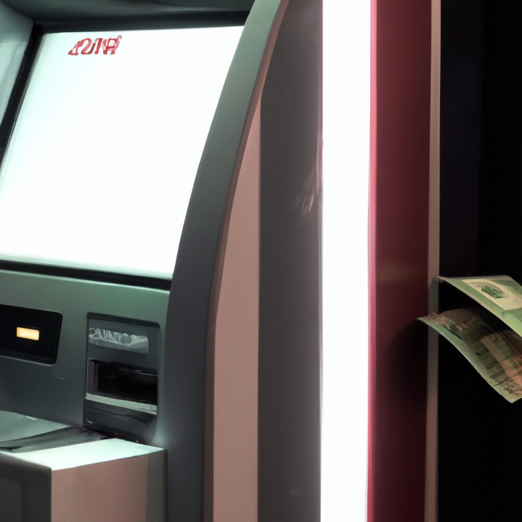 How does an ATM machine dispense cash?