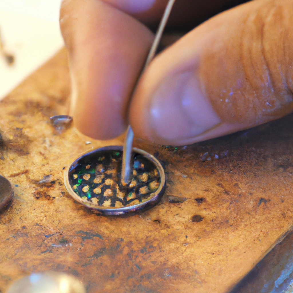 What are the techniques involved in creating inlay jewelry?