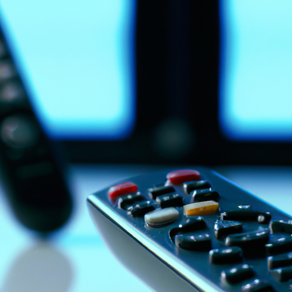 How does a remote control communicate with a TV?