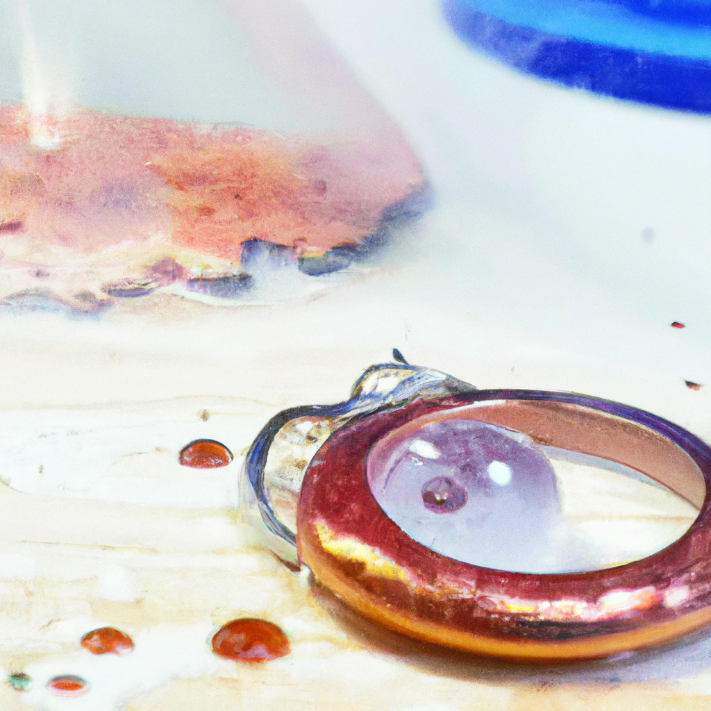 What is the process involved in creating resin jewelry?