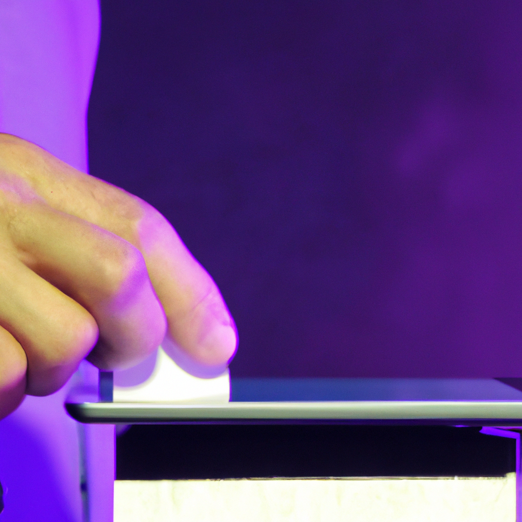 How does a touchscreen respond to touch?