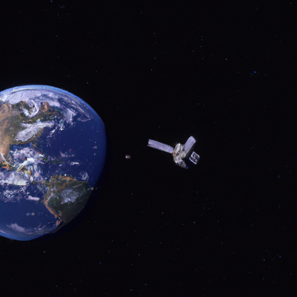 How does a satellite maintain its orbit?
