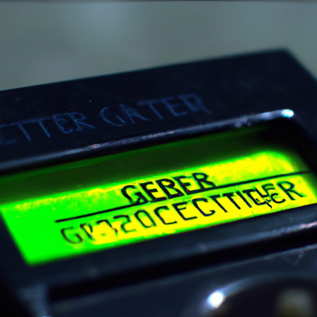 How does a Geiger counter work?
