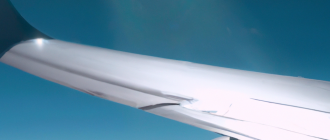 What are the principles behind the design of an airplane wing?