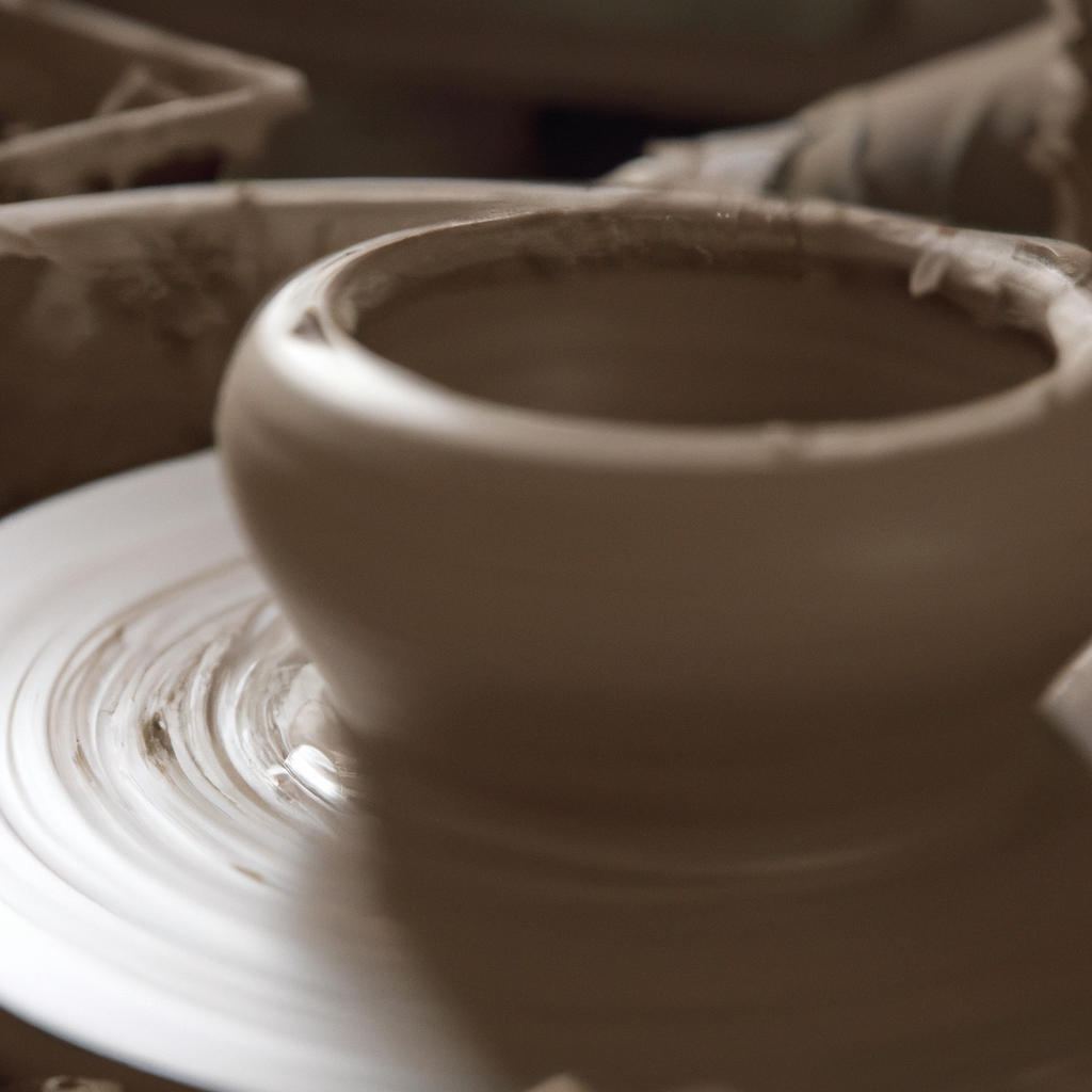 What is the process of making traditional pottery?