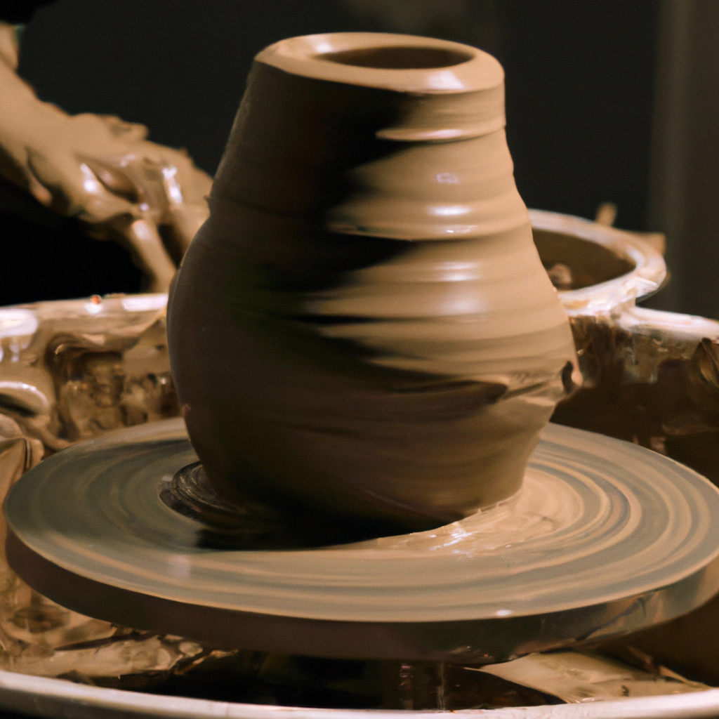 What is the process involved in creating pottery sculpture?