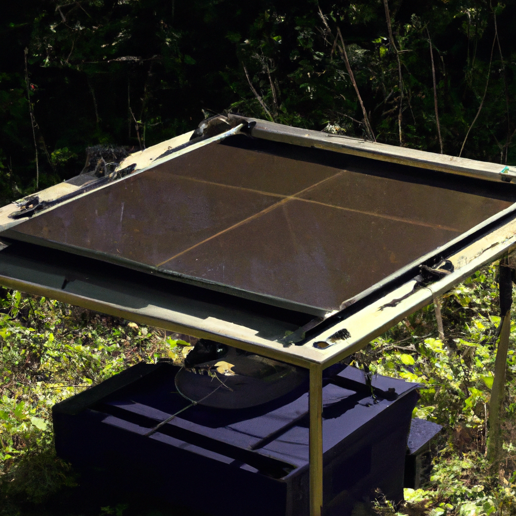 How does a solar oven work?
