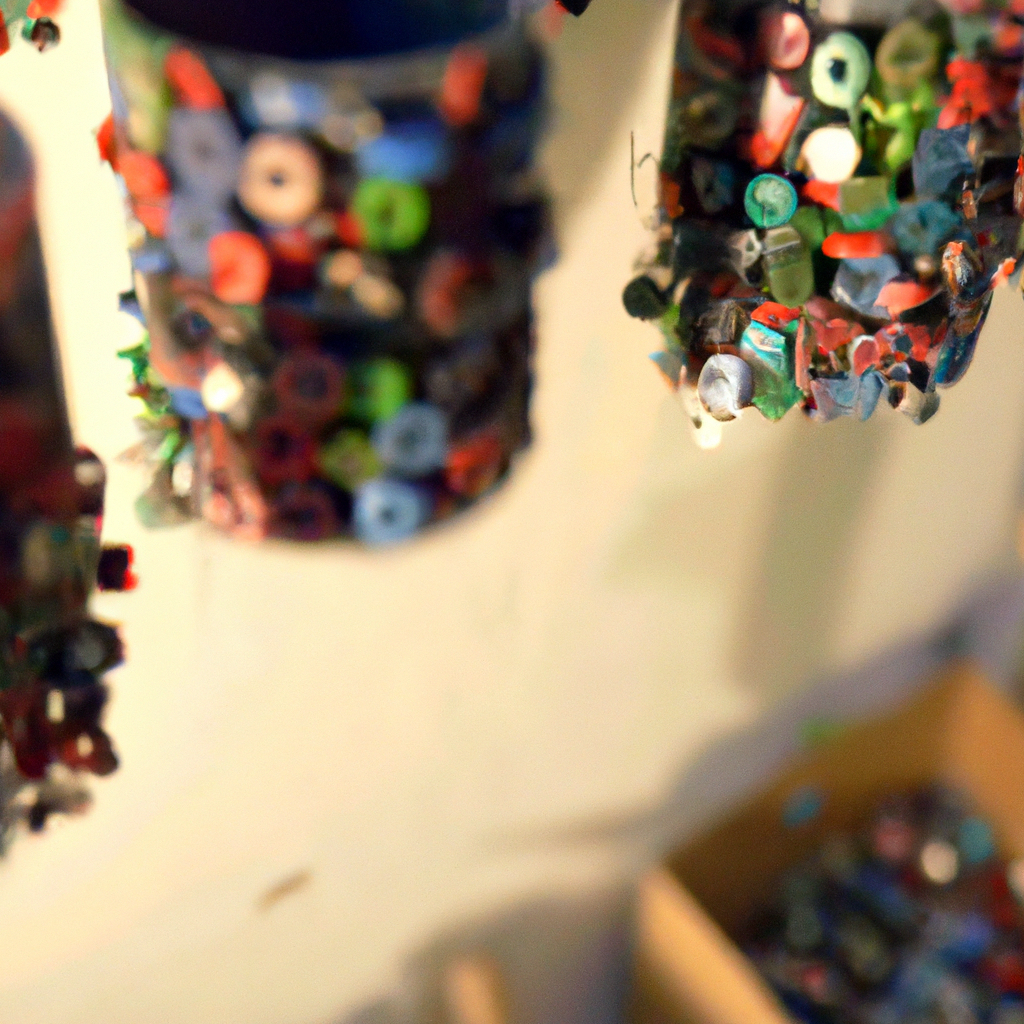 What is the process involved in creating upcycled newspaper bead jewelry?
