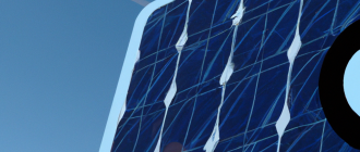 How does a solar panel generate electricity?