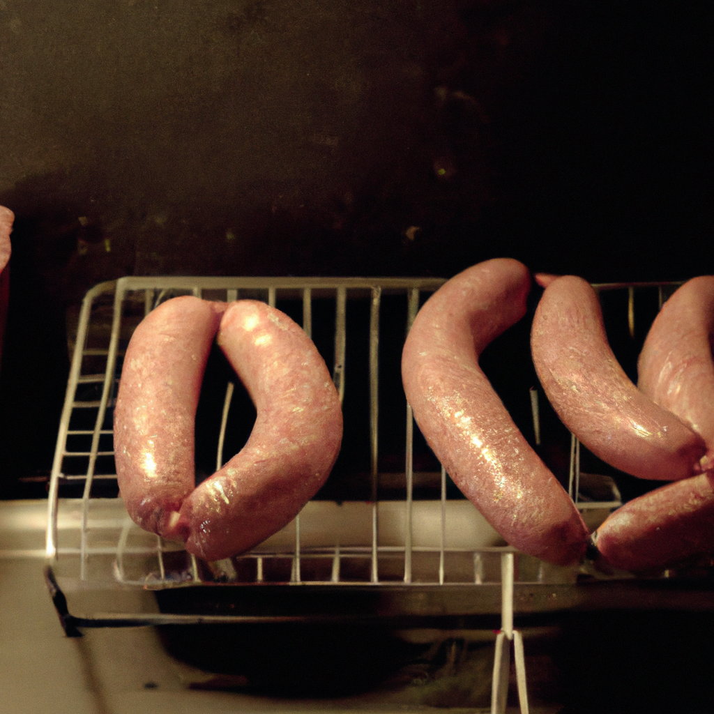What is the process of making homemade sausages?