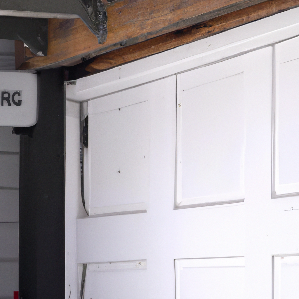 How does a garage door opener open and close a garage door?