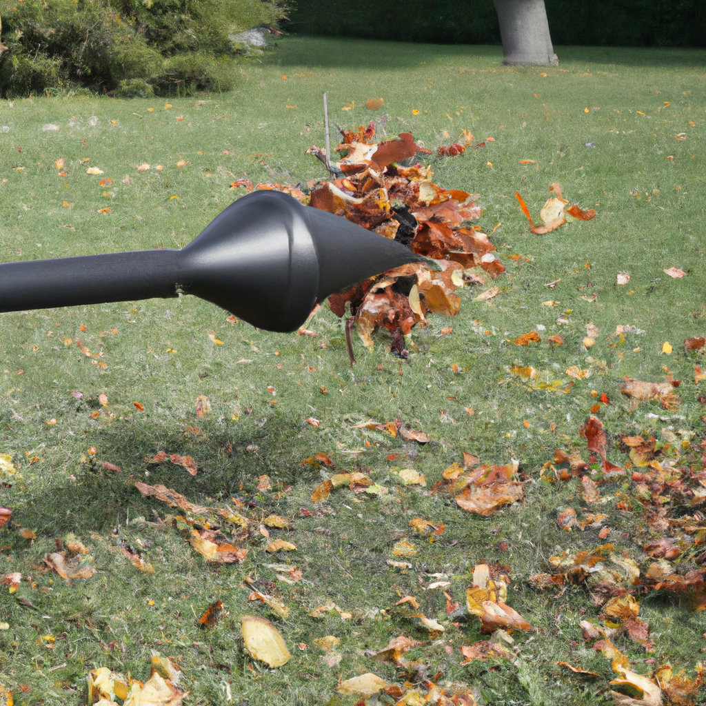 How does a leaf blower work?