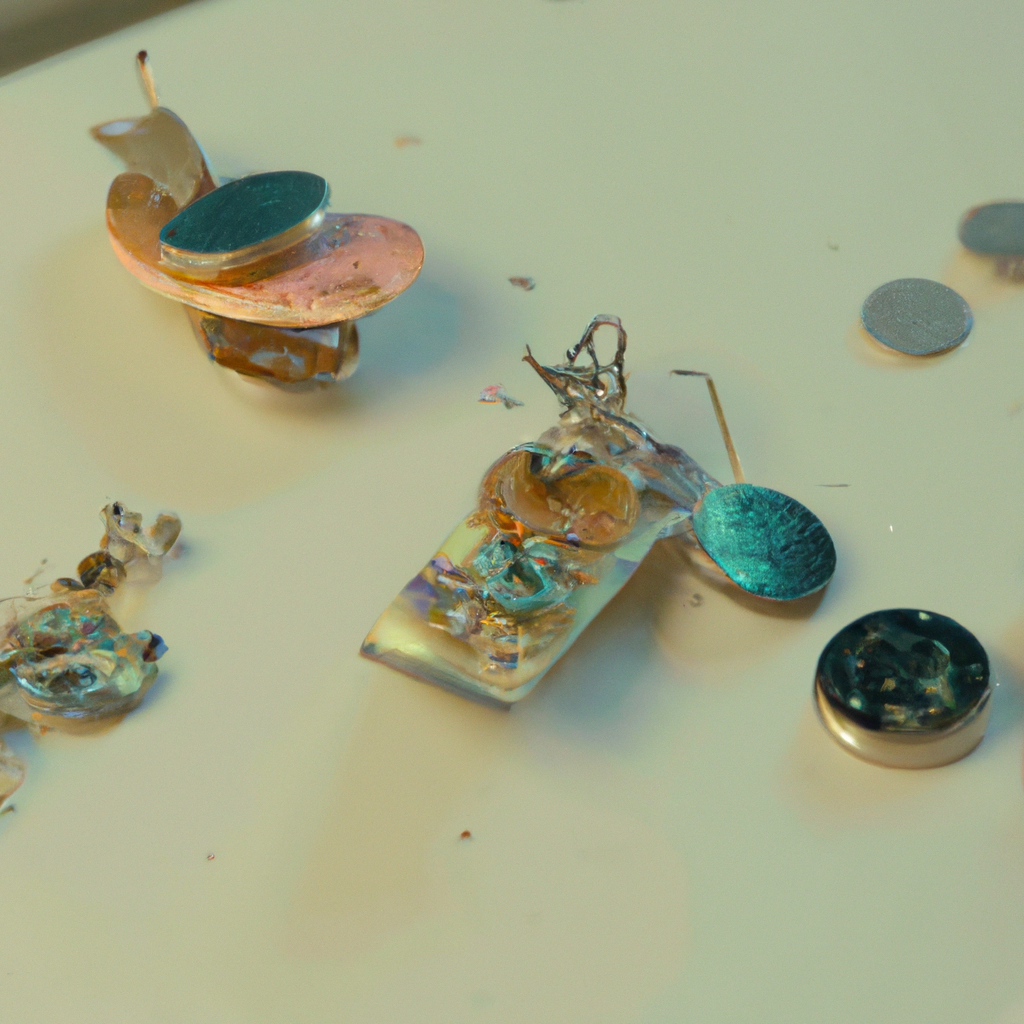 What is the process involved in creating upcycled paint chip jewelry?