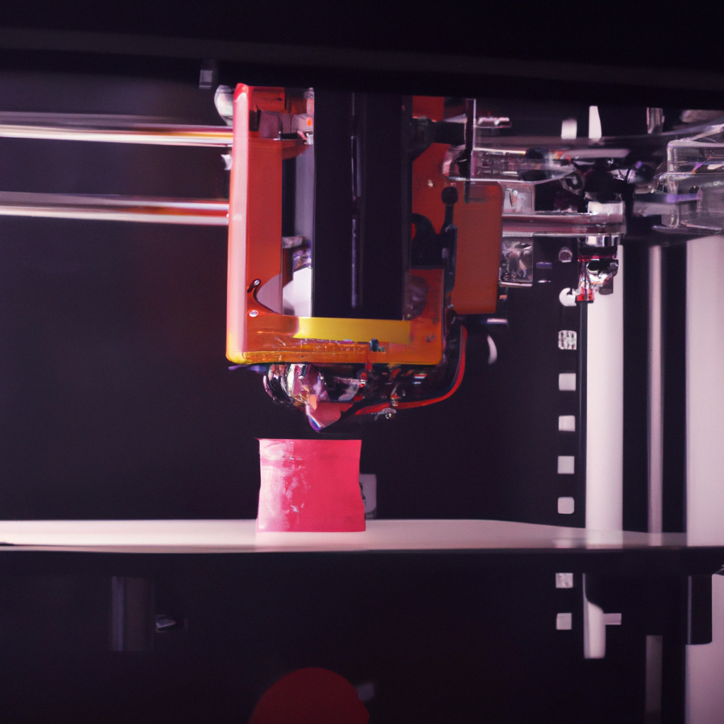 How does a 3D printer print objects?