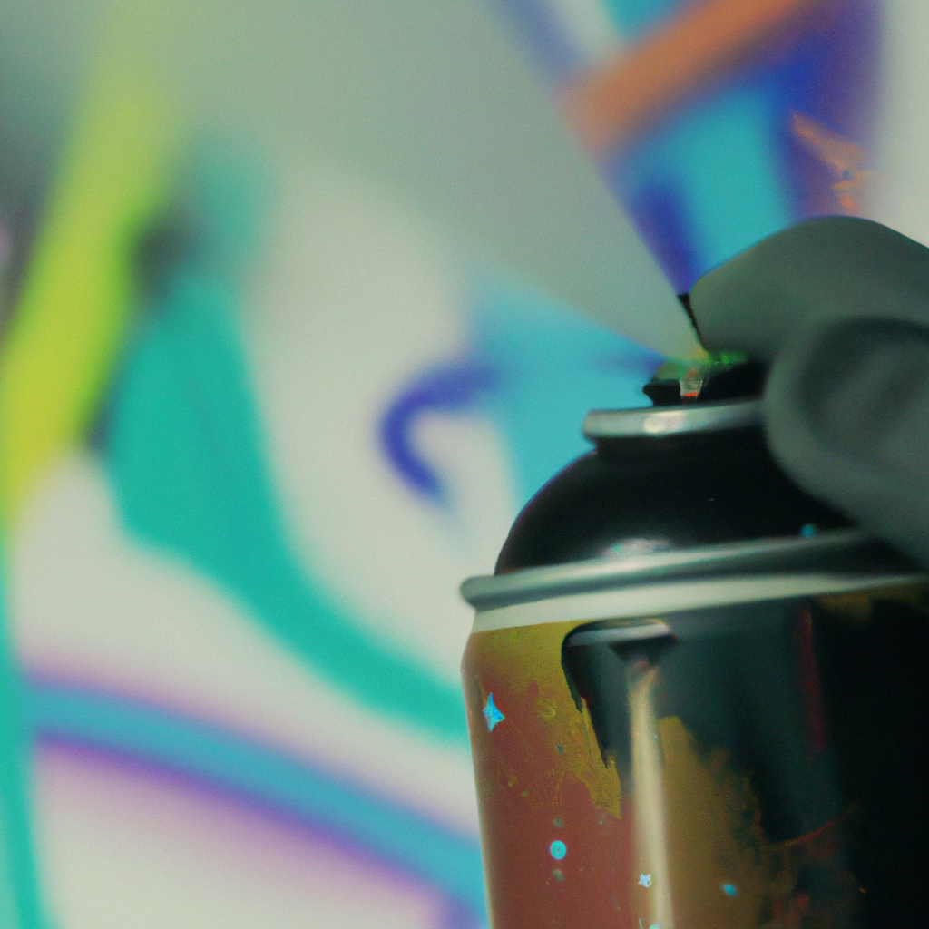 What is the process involved in creating spray paint art?
