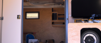 What is the process of converting a van into a livable space?