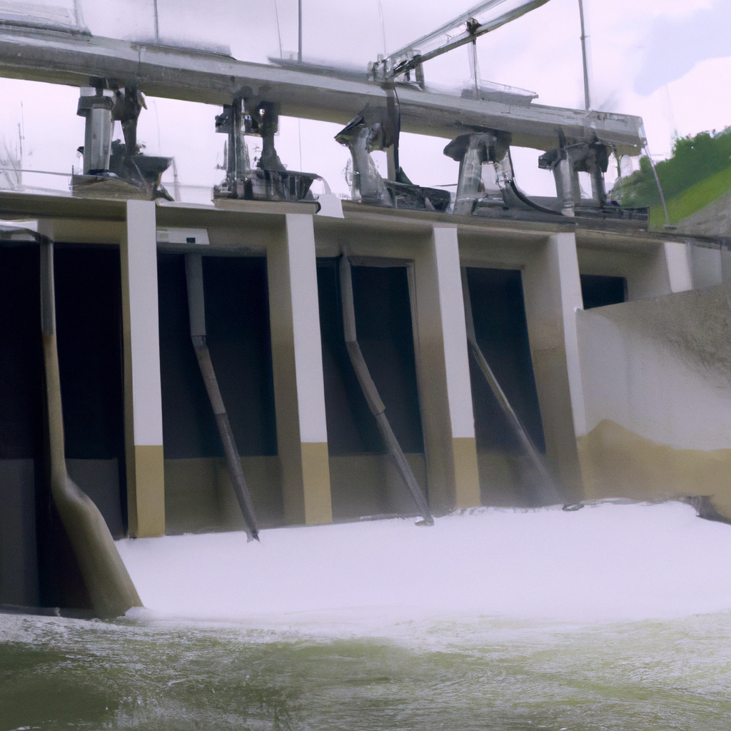 How does a hydroelectric power plant work?