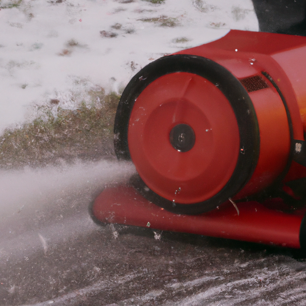 How does a snow blower work?