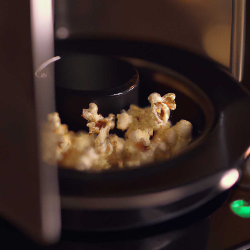 How does a microwave popcorn maker work?
