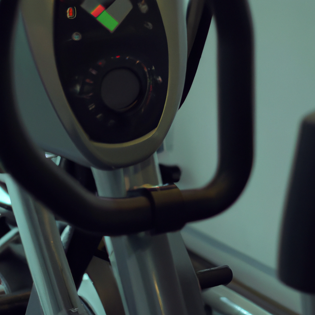 How does an elliptical machine provide a workout?